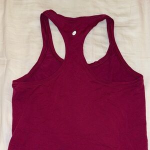 Lululemon Women's Burgundy Racerback Tank Top